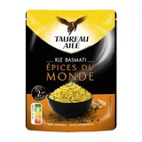 Taureau Ailé Riz Basmati Épices Du Monde en sachet micro-ondable, 220g