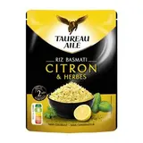 Taureau Ailé Riz basmati citron et herbes en sachet micro-ondable, 220g