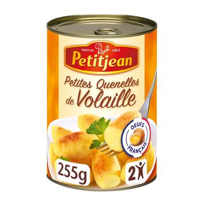 Petitjean Petites Quenelles de Volaille au naturel en conserve pour 2, 255g