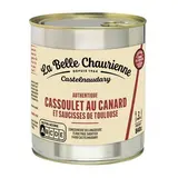 La Belle Chaurienne Authentique Cassoulet au Canard et Saucisse de Toulouse en conserve pour 2, 840g