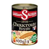 William Saurin Choucroute Royale au Riesling en conserve individuelle, 400g