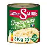 William Saurin Choucroute Cuisinée au Riesling en conserve pour 2, 810g