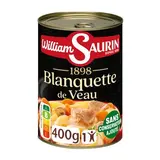 William Saurin Blanquette de veau en conserve individuelle, 400g
