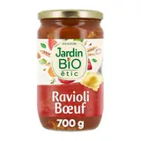 Jardin Bio Etic Ravioli au Boeuf Bio en bocal, 700g