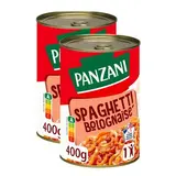 Panzani Spaghetti bolognaise en conserve individuelle, Lot de 2x400g