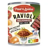 Paul & Louise Ravioli à la Bolognaise en conserve pour 2, 800g