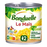 Bonduelle Maïs sans résidu de pesticides en conserve, 285g
