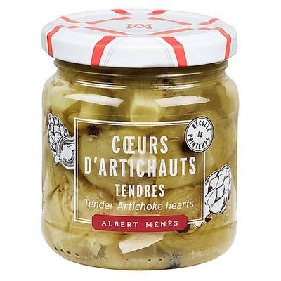 Albert Ménès Coeurs d'artichauts à l'ail en bocal, 120g
