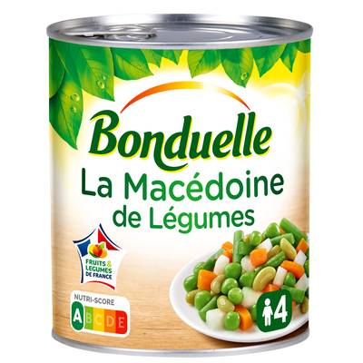 Bonduelle Macédoine de légumes en conserve, 530g