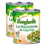 Bonduelle Macédoine de légumes en conserve, Lot de 2x530g