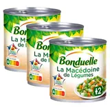 Bonduelle Macédoine de légumes en conserve, Lot de 3x265g