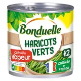 Bonduelle Haricots Verts Extra Fins Cuits à la Vapeur en conserve, 220g