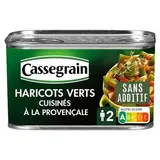 Cassegrain Haricots verts plats cuisinés à la provençale en conserve, 375g