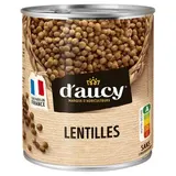 D'aucy Lentilles préparées en conserve, 530g