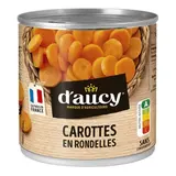 D'aucy Carottes rondes en conserve, 220g