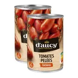 D'aucy Tomates pelées entières en conserve, Lot de 2x476g