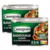Cassegrain Ratatouille cuisinée à la provençale en conserve, Lot de 2x660g