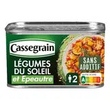 Cassegrain Légumes du soleil et épeautre en conserve, 375g