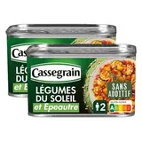 Cassegrain Légumes du soleil et épeautre en conserve, Lot de 2x375g