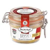 Delpeyrat Foie Gras de canard entier au poivre en bocal 2/3 parts, 2/3 parts - 110g