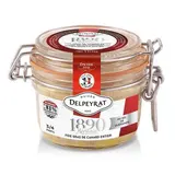 Delpeyrat Foie Gras de Canard Entier au sel de Guérande en bocal 2/3 parts, 2/3 parts - 110g