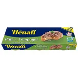 Henaff Pâté de Campagne Bleu Blanc Coeur au Sel de Guérande en conserve, 3x78g