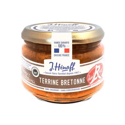 Henaff Terrine Bretonne Label Rouge IGP en bocal, 180g