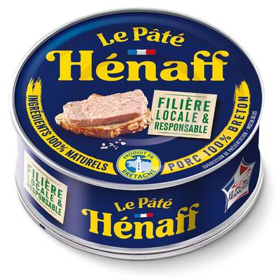 Henaff Pâté de porc au sel de Guérande en conserve, 78g