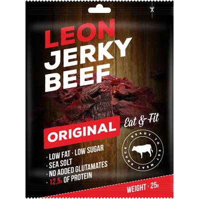 Leon Boeuf séché beef jerky en sachet, 25g