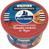 Petit Navire Tartinade de Thon Tomates Séchées et Thym en conserve, 125g