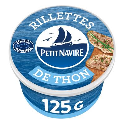 Petit Navire Rillettes de Thon en conserve, 125g