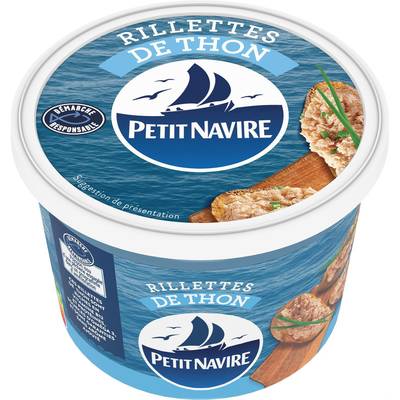 Petit Navire Rillettes de Thon en conserve, 220g