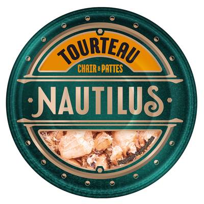 Nautilus Crabe Tourteau Chair et Pattes en conserve, 105g