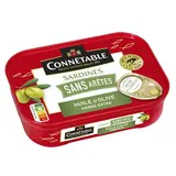 Connetable Sardines à l'Huile d'Olive sans arête en conserve, 140g