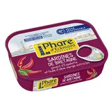 Phare d'Eckmuhl Sardines au piment d'Espelette Bio, préparées à la main en conserve, 135g