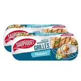 Saupiquet Filets de Maquereaux Grillés Nature en conserve, Lot de 2x120g