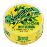 Le Savoureux Thon Entier à l'Huile d'Olive Vierge Extra en conserve, 160g