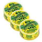Le Savoureux Thon Entier à l'Huile d'Olive Vierge Extra en conserve, Lot de 3x80g