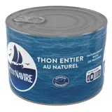 Petit Navire Thon Entier au Naturel Albacore en conserve, 280g