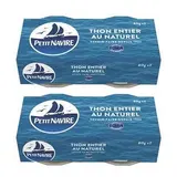 Petit Navire Thon Entier au Naturel Albacore en conserve, Lot de 2 - 2x56g