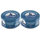 Petit Navire Thon Entier au Naturel Albacore en conserve, 2x140g