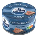 Petit Navire Thon blanc au naturel en conserve, 140g