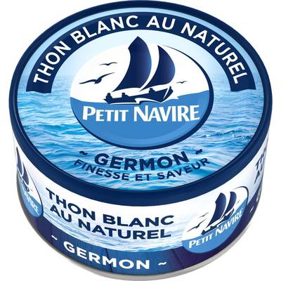Petit Navire Thon Blanc au Naturel en conserve, 93g
