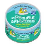 Un Pêcheur Sachant Pêcher Thon Entier au Naturel en conserve, 93g