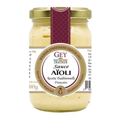 Raoul Gey Sauce Aïoli en bocal, 180g