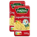 Panzani Pâtes Coquillettes, Lot de 2x500g