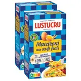 Lustucru Pâtes Macaroni courts aux Oeufs Frais, Lot de 3x250g