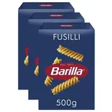 Barilla Pâtes Fusilli, Lot de 3x500g