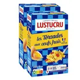 Lustucru Pâtes Torsades aux Oeufs Frais, Lot de 3x250g