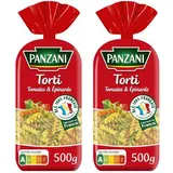 Panzani Pâtes Torti Tomates et Épinards, Lot de 2x500g
